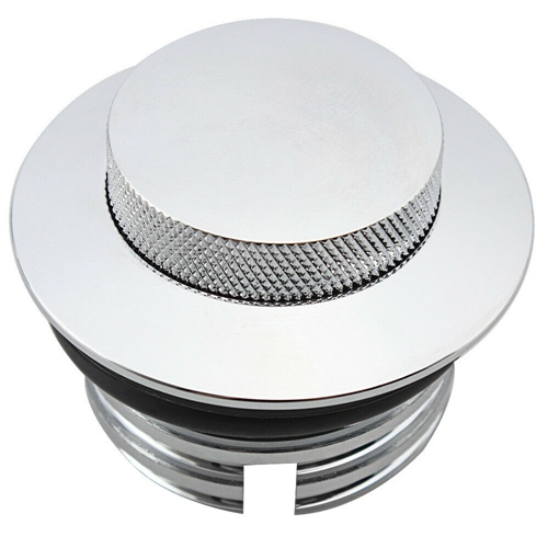 Chrome Vented Flush Mount Tank Cap