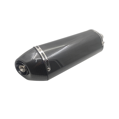 Universal Motorcycle Real Carbon Exhaust Pipe Muffler Silencer Escape With DB Killer