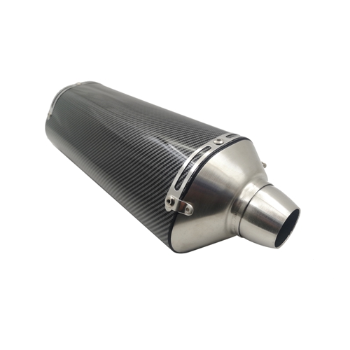 Universal Motorcycle Real Carbon Exhaust Pipe Muffler Silencer Escape With DB Killer