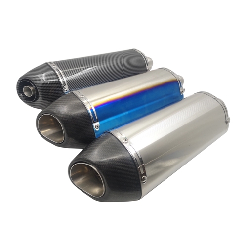 Universal Motorcycle Real Carbon Exhaust Pipe Muffler Silencer Escape With DB Killer