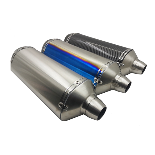 Universal Motorcycle Real Carbon Exhaust Pipe Muffler Silencer Escape With DB Killer