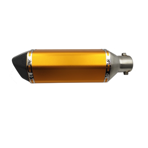 Golden 51mm Universal Motorcycle Exhaust Muffler Pipe