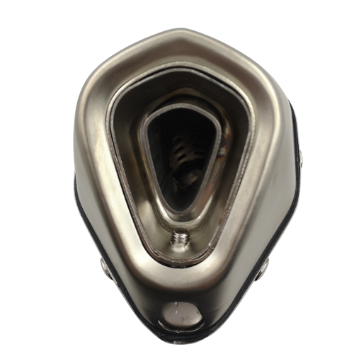 Black 51mm Universal Motorcycle Exhaust Muffler Pipe