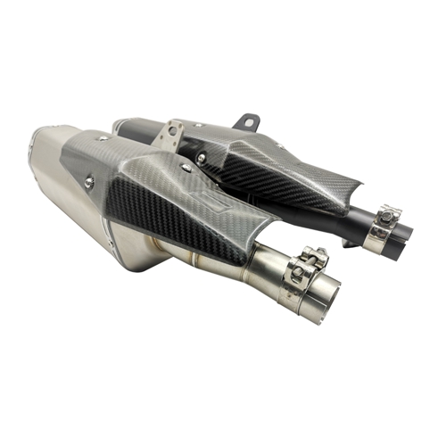 Moto Header Front Link Pipe Muffler